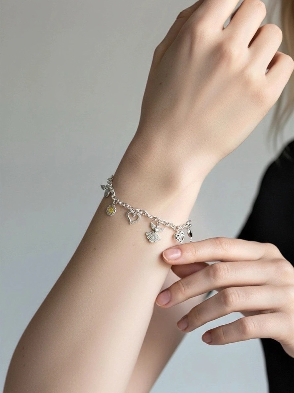 “Watch over Me” Angel Charm Bracelet